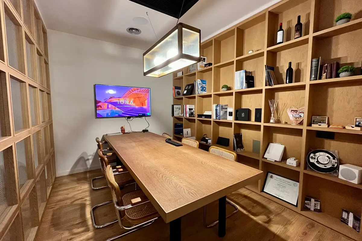 Air Mapping office with meeting table