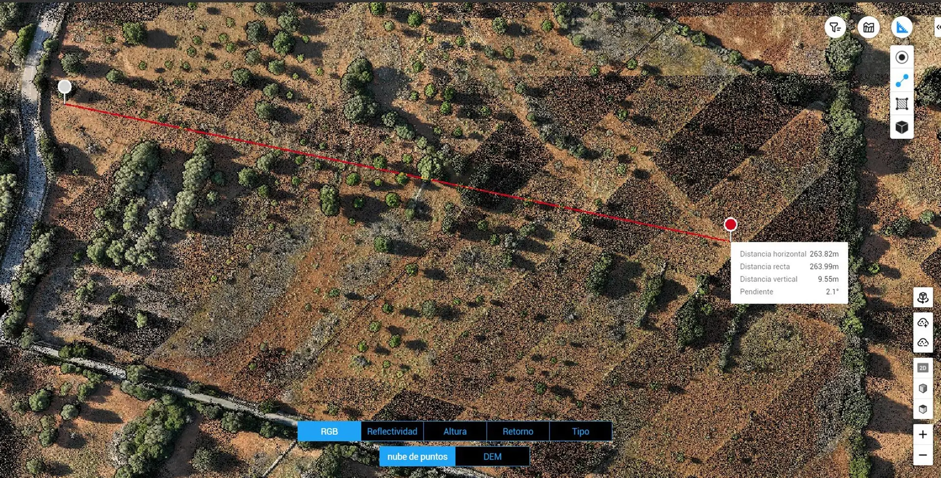 Nube de Puntos con Drones - air mapping